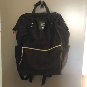 Black anello backpack.